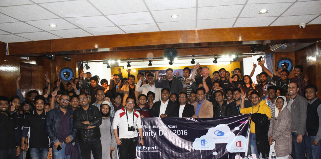 Microsoft Community Day 2016 on SharePoint, Office 365 and Azure - AIUB Auditorium, Dhaka, Bangladesh (Jan 2016)